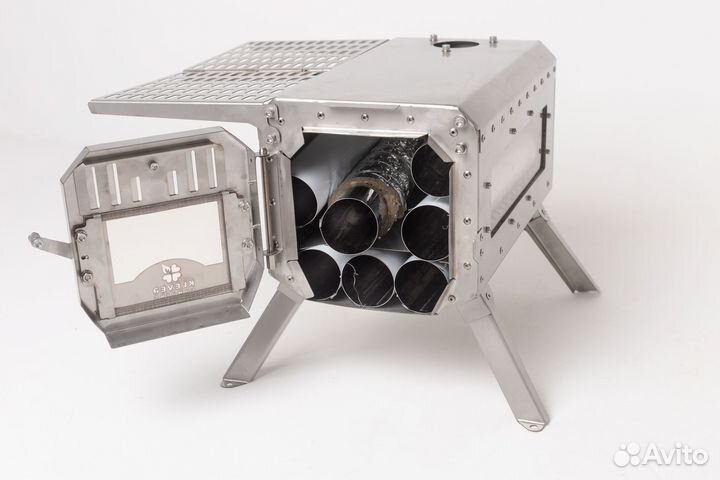 Печь для зимней палатки с Духовкой KleverCamping