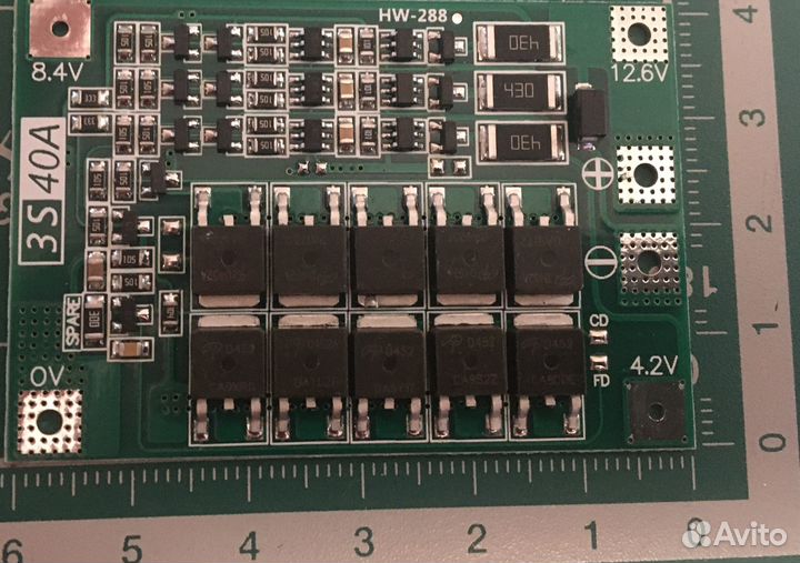 Плата BMS 3S 4S 25A 40A 60A