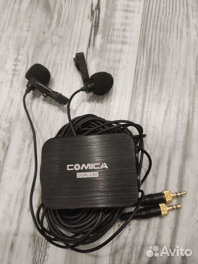 Микрофоны петличные Comica Dual lav
