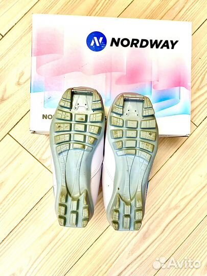 Лыжные ботинки детские nordway 34 серый