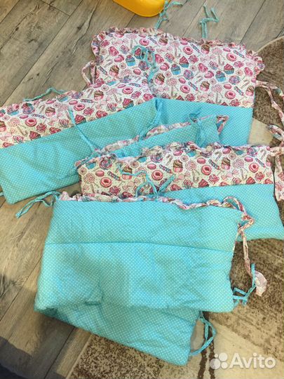 Бортики на кроватку