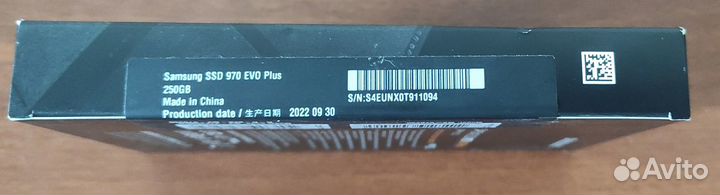 SSD Samsung 970 EVO Plus MZ-V7S250BW 250гб