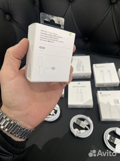 iPhone Original Кабель Зарядка Провод Блок Адаптер