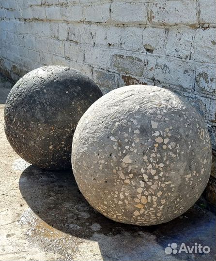 Бетонный шар, сфера, полусфера