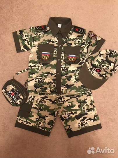 Детский военный костюм, 110-116