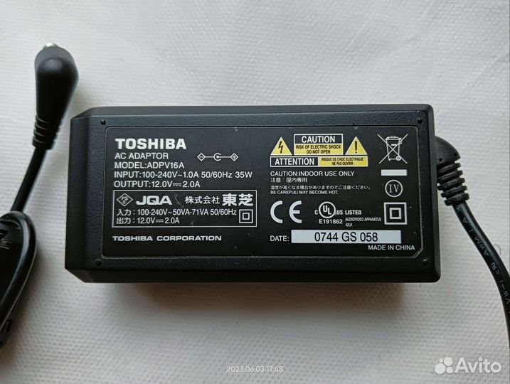 Блок питания Toshiba