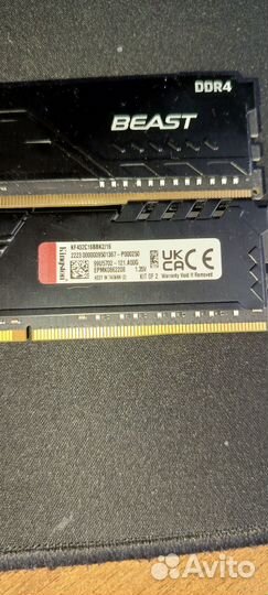 Kingston fury ddr4 16gb