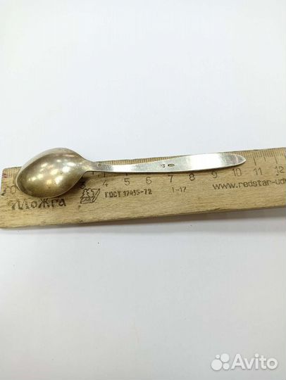 Кофейная ложечка 916 серебро
