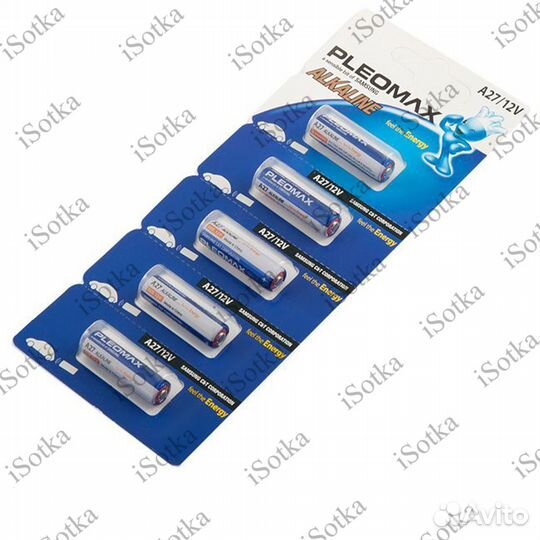 Элемент питания алкалин Pleomax A27/12v