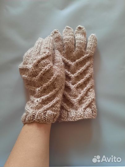 Перчатки женские вязаные