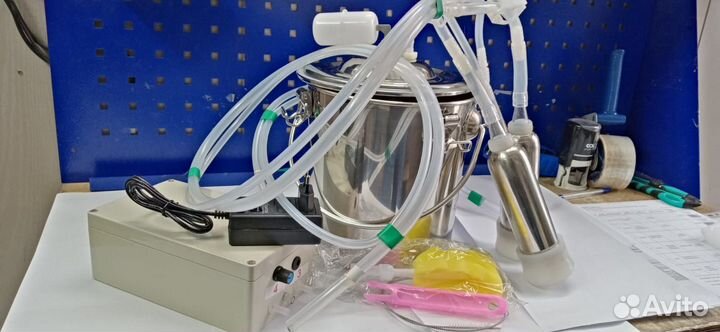 Доильный аппарат для коз с пульсатором