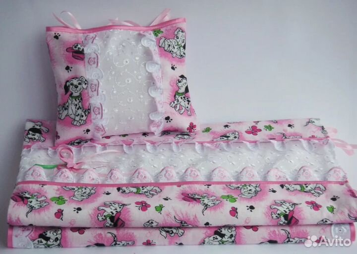 Набор Пастельного белья для кукол