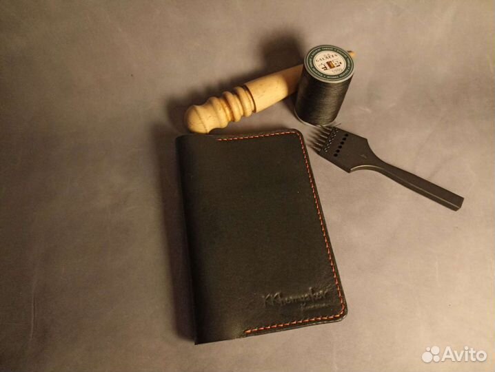 Обложка на паспорт из натуральной кожи