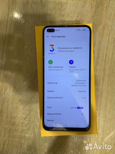 Телефон realme x3