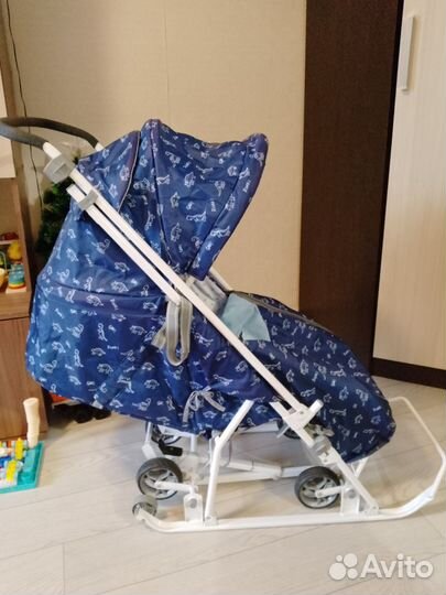 Детские санки коляска бу