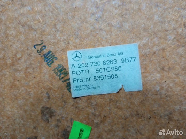 Дверные карты w202