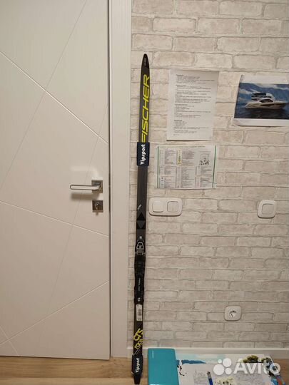 Беговые лыжи Fischer CRS Race + Крепления Salomon