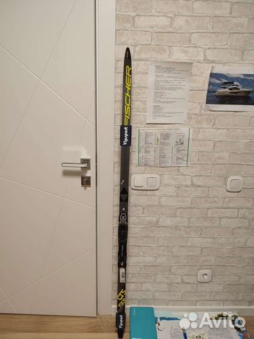 Беговые лыжи Fischer CRS Race + Крепления Salomon