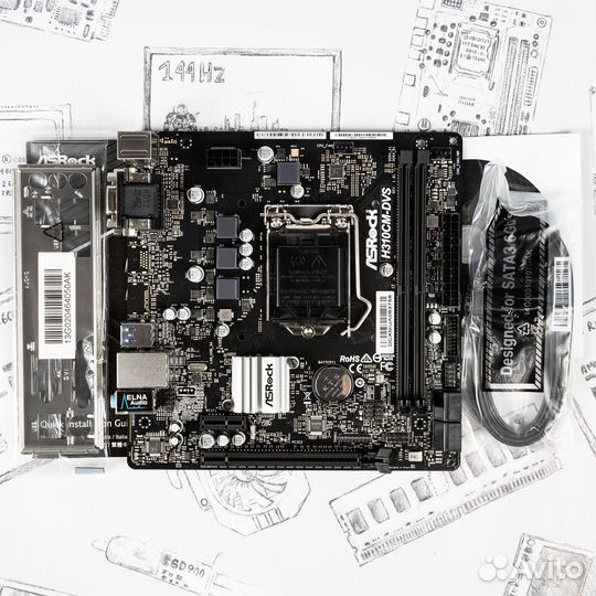 Материнская плата ASRock H310CM-DVS 1151v2