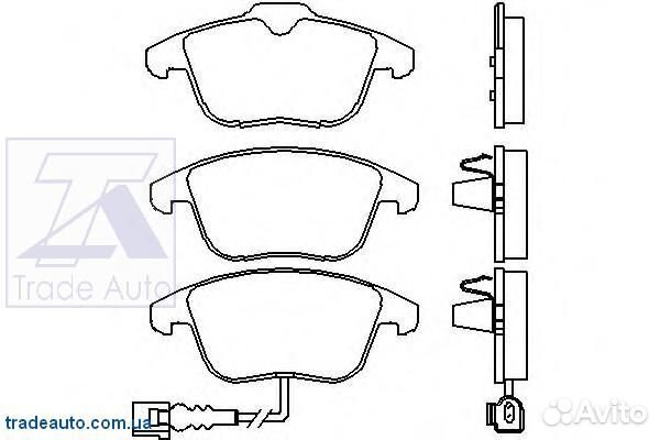 Brembo P 85 112 Колодки тормозные дисковые передн