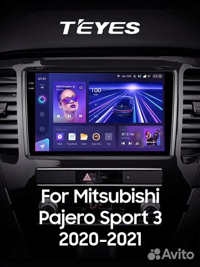 Магнитола Teyes CC3 2K 4/64 Mitsubishi PajeroSport