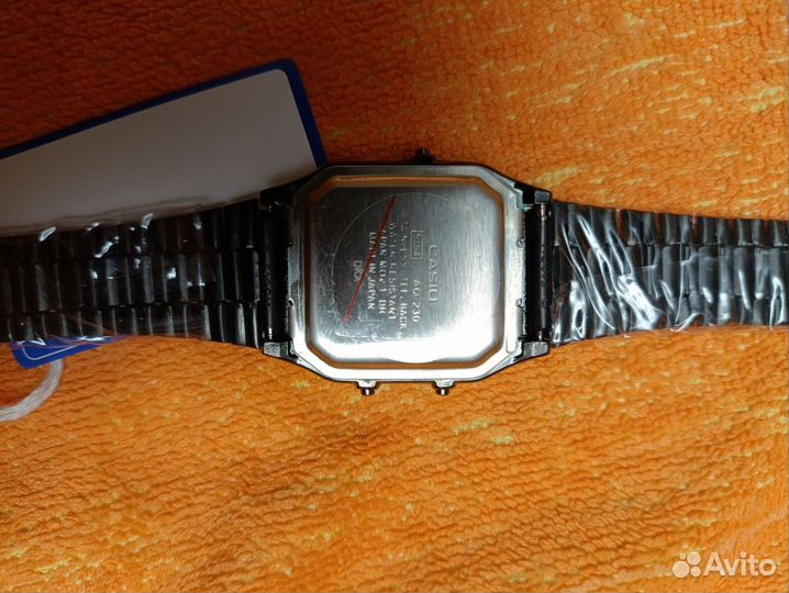 Часы casio два циферблата unisex