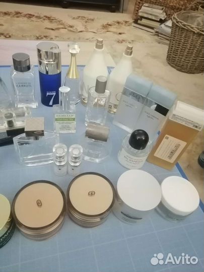 Пустые флаконы, воск, баночки-парфюм, крема
