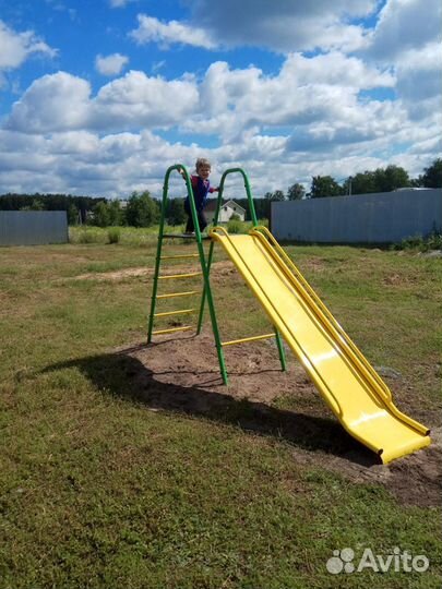 Горка детская металлическая