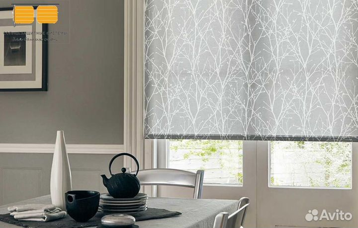 Жалюзи рулонные шторы блэкаут