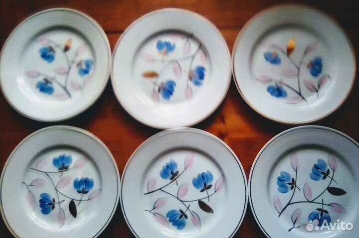 Тарелки фарфор Коростень, Дулёво