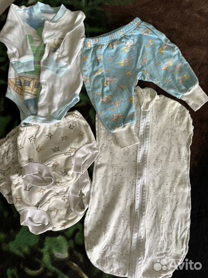 Детские вещи пакетом 62-86