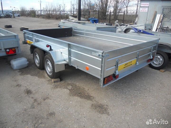 Прицеп -тандем для мототехники 3500x2000x400