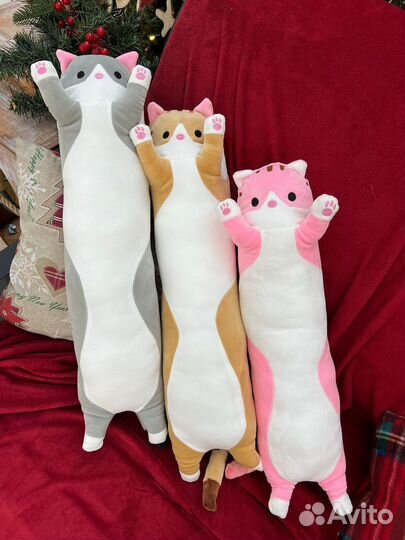 Мягкая игрушка новая кот батон