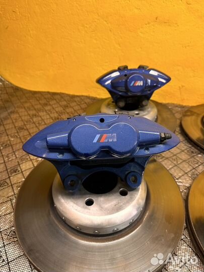 Синие тормоза 370мм Bmw f30 lci