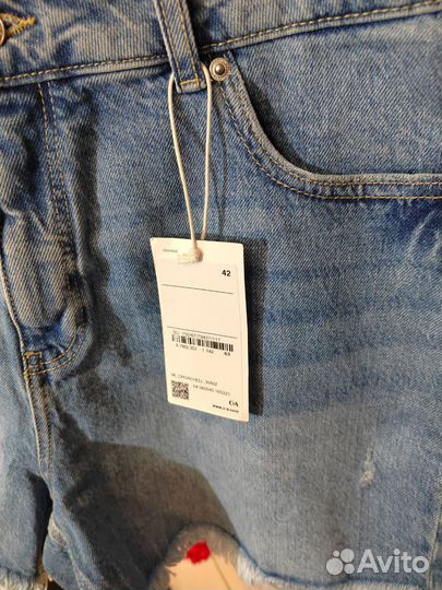 Шорты джинсовые женские, р 48