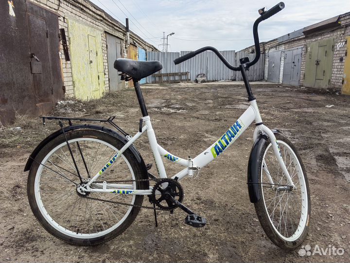 Велосипед для взрослых до 85кг, складной