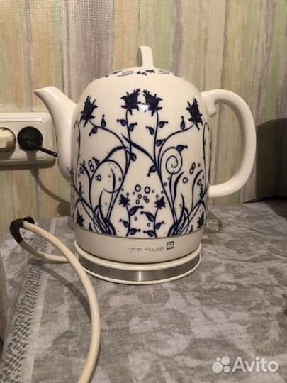 Чайник керамический электрический harrigtone house