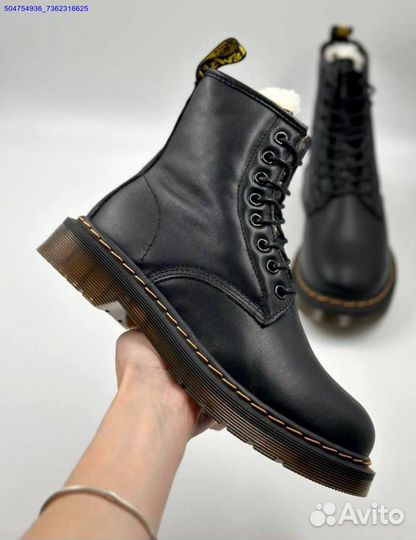 Ботинки Dr. Martens с мехом (Арт.57685)