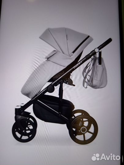Детские коляски 2 в 1 эко кожа
