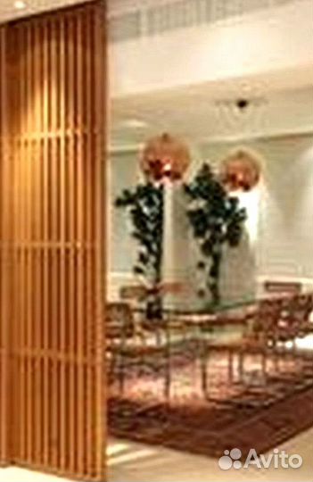 Раздвижная реечная дверь