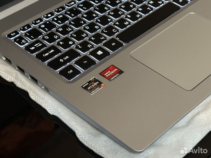 Acer aspire 5 на Ryzen 5-5700U + RX640