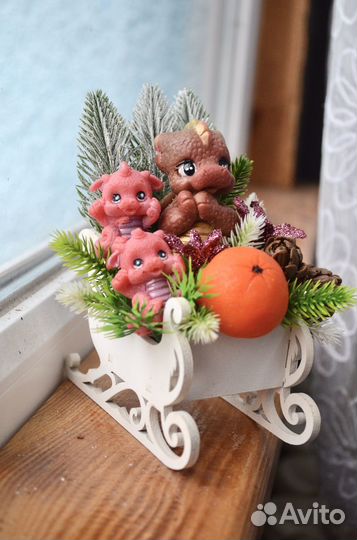 Новогодние подарки из мыла