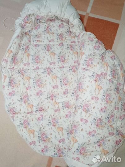 Конверт зимний. Белый. Как новый