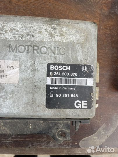 Блок управления двс opel calibra A c20ne