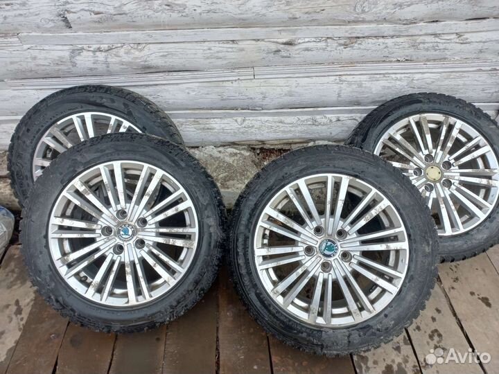 Зимние колеса в сборе r16 skoda