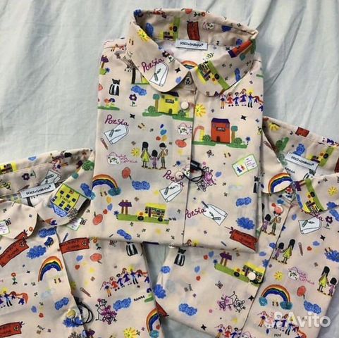 Рубашка новая на пломбе Dolce Gabbana 8л