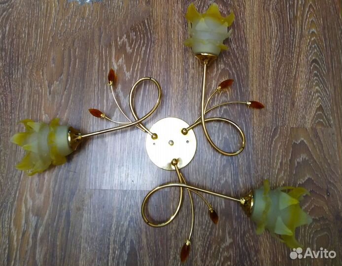 Люстра 3 рожка и 2 рожка