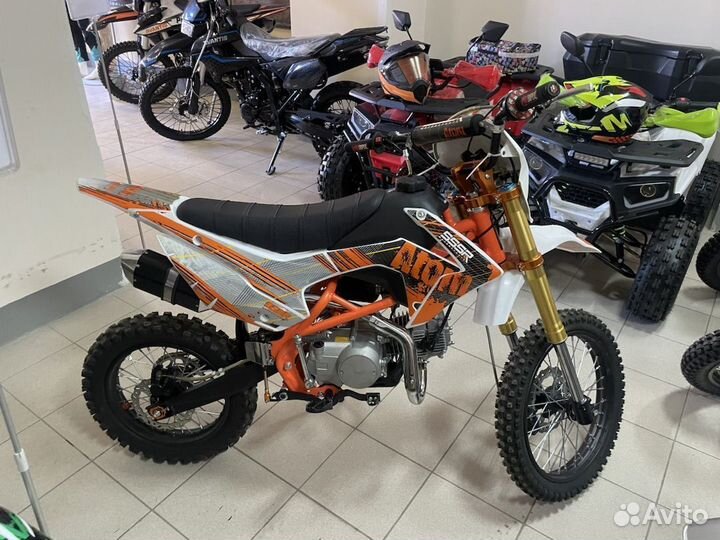 Питбайк sssr Atom 125L 17/14 Atomic Orange 3