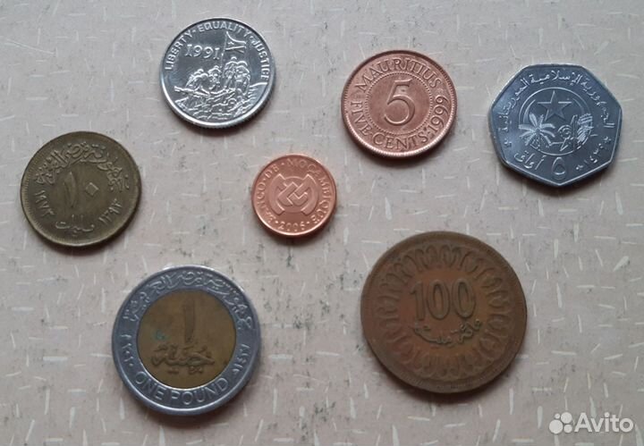 Монеты стран Африки