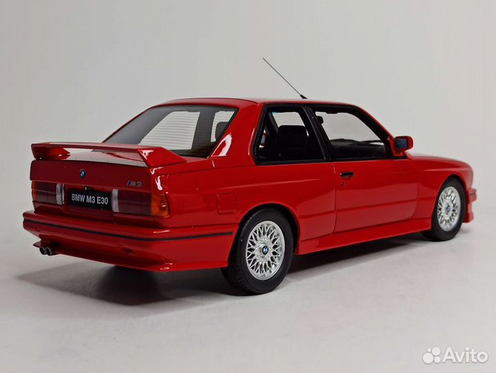 Bmw M3 E30 1989 Red 1:18 Ottomobile